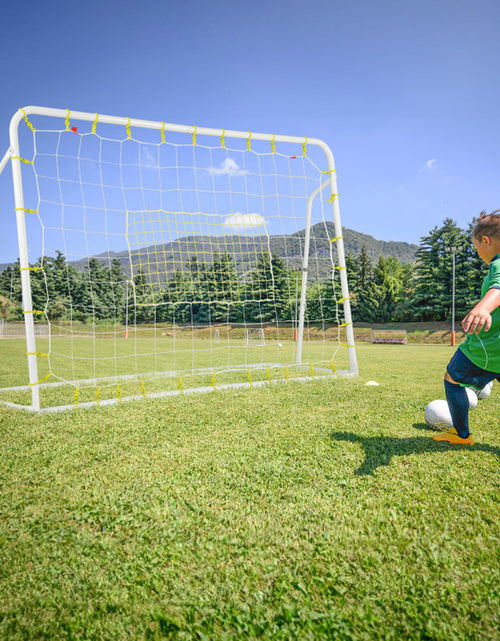 Load image into Gallery viewer, 2-In-1 Kids Soccer Rebounder and Soccer Goal with Adjustable Height
