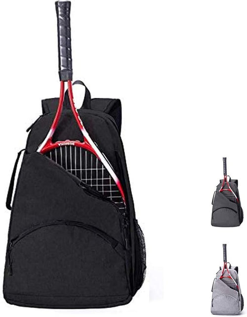 Load image into Gallery viewer, 2 Raquet Tennis Bag,Tennis Bags for Men Women,Tennis Backpack,Durable Tennis Bookbag,Tennis Pickleball Bag,Tennis Bag Waterproof,Raquet Carrier for Balls, Pickleball Paddles, Badminton Rackets
