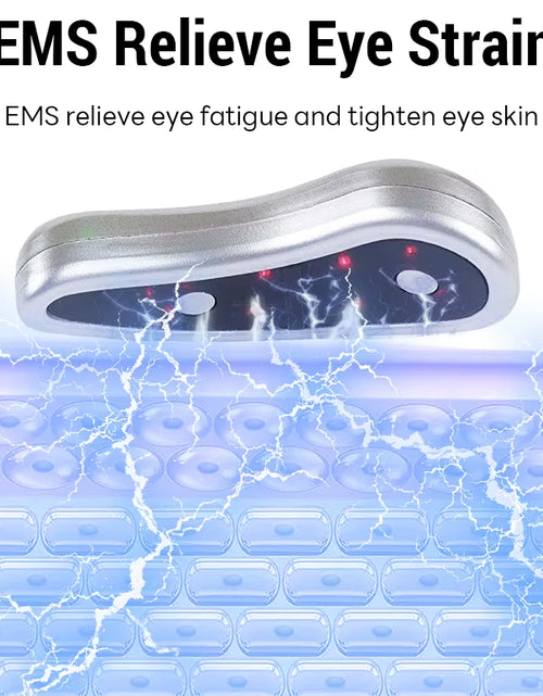 Load image into Gallery viewer, Led Red Light Eye Care Therapy EMS Pulse Micro-Current Device Eye Massager to Relieve Fatigue for Treatment under Eye Wrinkle
