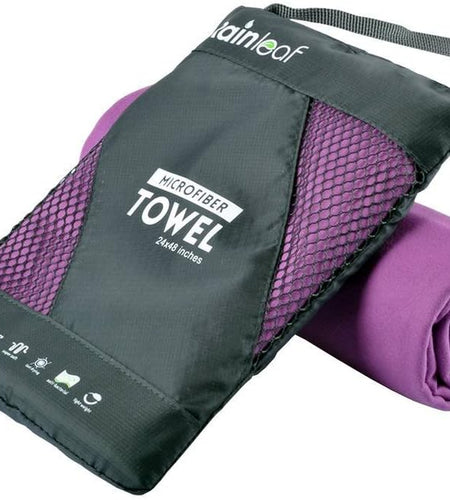Microfiber Towel Perfect Travel & Sports &Beach Towel. Fast Drying - Super Absorbent - Ultra Compact. Suitable for Camping, Backpacking,Gym, Beach, Swimming,Yoga