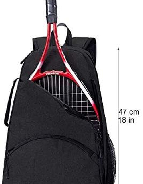 Load image into Gallery viewer, 2 Raquet Tennis Bag,Tennis Bags for Men Women,Tennis Backpack,Durable Tennis Bookbag,Tennis Pickleball Bag,Tennis Bag Waterproof,Raquet Carrier for Balls, Pickleball Paddles, Badminton Rackets
