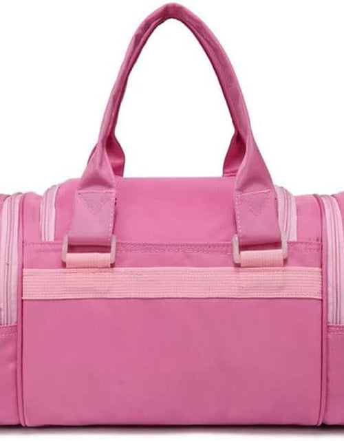 Load image into Gallery viewer, Kids Ballerina Dance Bag for Girls, Duffel Is the Perfect Size for Ballet Class,Dance Recitals ,Weekend Overnight, Short Trips,Carry-On Size
