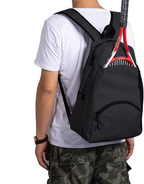 Load image into Gallery viewer, 2 Raquet Tennis Bag,Tennis Bags for Men Women,Tennis Backpack,Durable Tennis Bookbag,Tennis Pickleball Bag,Tennis Bag Waterproof,Raquet Carrier for Balls, Pickleball Paddles, Badminton Rackets
