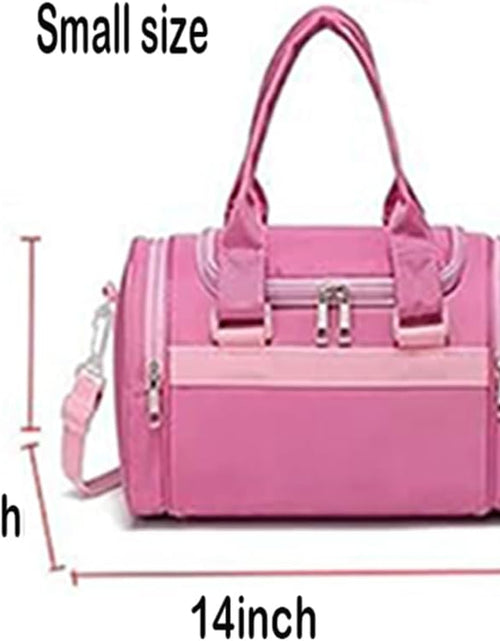 Load image into Gallery viewer, Kids Ballerina Dance Bag for Girls, Duffel Is the Perfect Size for Ballet Class,Dance Recitals ,Weekend Overnight, Short Trips,Carry-On Size
