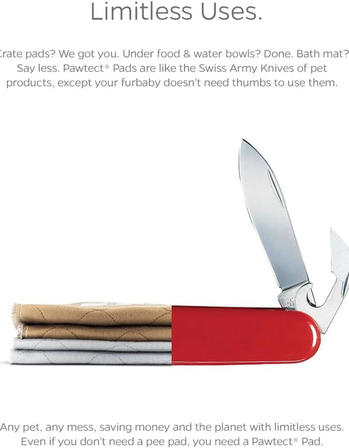 Load image into Gallery viewer, Pawtect Pads Washable Dog Pee Pads (2Pack) of Premium Pee Pads for Dogs, Waterproof Training Pads for Dogs &amp; Reusable Dog Pee Pads! Whelping Pads &amp; Modern Puppy Pads!
