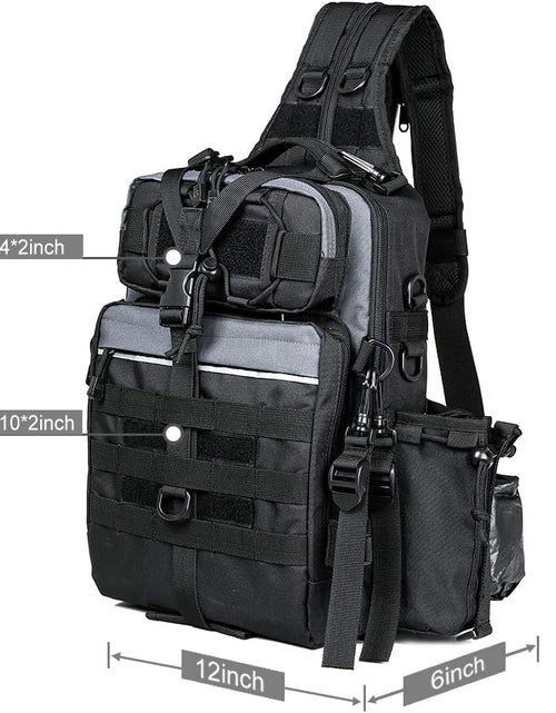 Load image into Gallery viewer, Outdoor Tackle Bag - Large Water-Resistant Fishing Backpack
