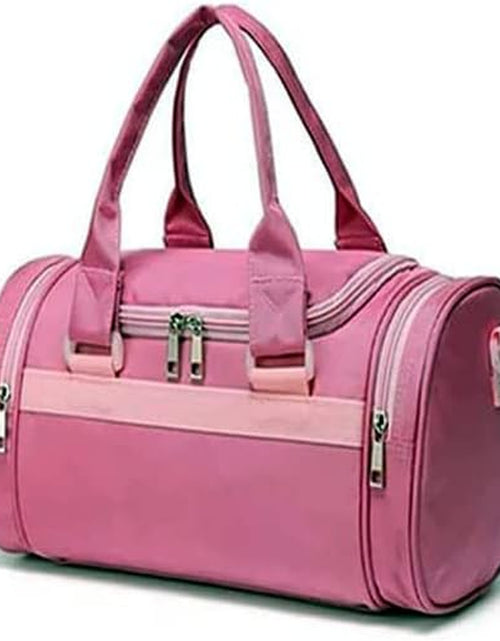 Load image into Gallery viewer, Kids Ballerina Dance Bag for Girls, Duffel Is the Perfect Size for Ballet Class,Dance Recitals ,Weekend Overnight, Short Trips,Carry-On Size
