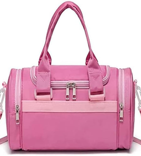 Kids Ballerina Dance Bag for Girls, Duffel Is the Perfect Size for Ballet Class,Dance Recitals ,Weekend Overnight, Short Trips,Carry-On Size