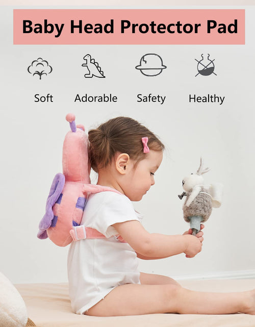 Load image into Gallery viewer, Toddler Baby Head Protector Pad Safety Cushion with Knee Pads&amp;Anti-Slip Socks (Elephant)
