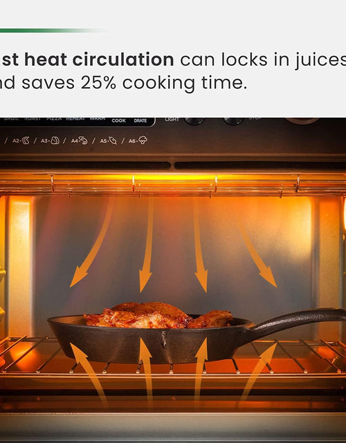 Load image into Gallery viewer, 26.3 QT/25 L Extra-Large Smart Air Fryer Toaster Oven, 10-In-1 Convection Countertop Oven Combination, Black Matte Stainless Steel
