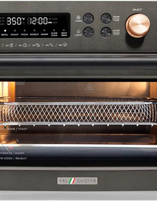 Load image into Gallery viewer, 26.3 QT/25 L Extra-Large Smart Air Fryer Toaster Oven, 10-In-1 Convection Countertop Oven Combination, Black Matte Stainless Steel
