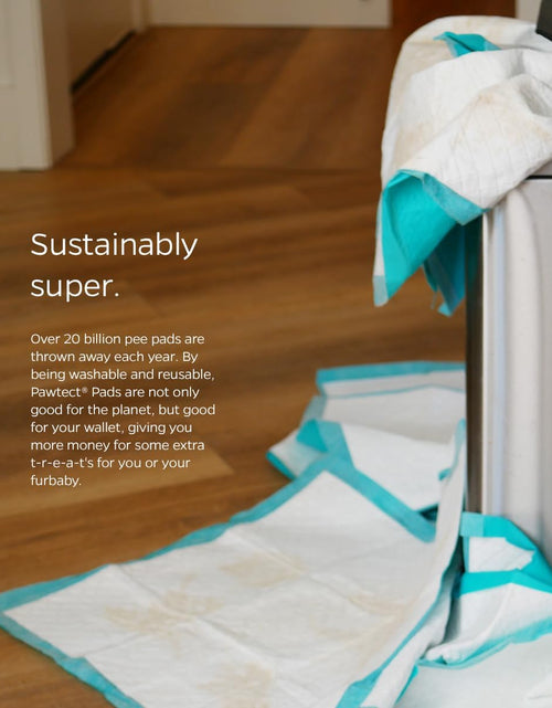 Load image into Gallery viewer, Pawtect Pads Washable Dog Pee Pads (2Pack) of Premium Pee Pads for Dogs, Waterproof Training Pads for Dogs &amp; Reusable Dog Pee Pads! Whelping Pads &amp; Modern Puppy Pads!
