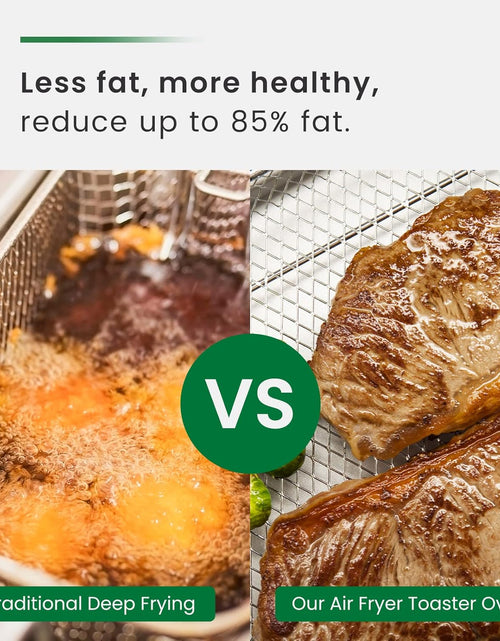 Load image into Gallery viewer, 26.3 QT/25 L Extra-Large Smart Air Fryer Toaster Oven, 10-In-1 Convection Countertop Oven Combination, Black Matte Stainless Steel
