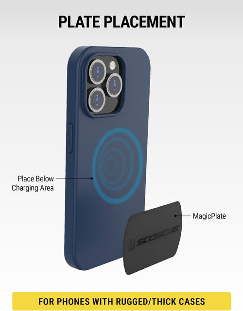 Load image into Gallery viewer, MAGRKI Magicmount Magnetic Mount Replacement Plate Kit for Mobile Devices, Black
